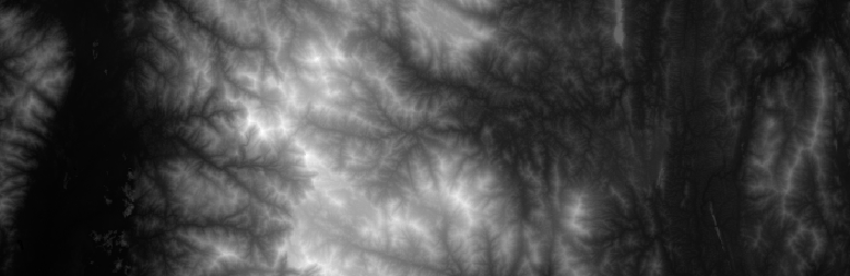 This image highlights ridge lines, valleys, and drainage patterns, providing useful data for watershed analysis, infrastructure planning, and environmental monitoring.